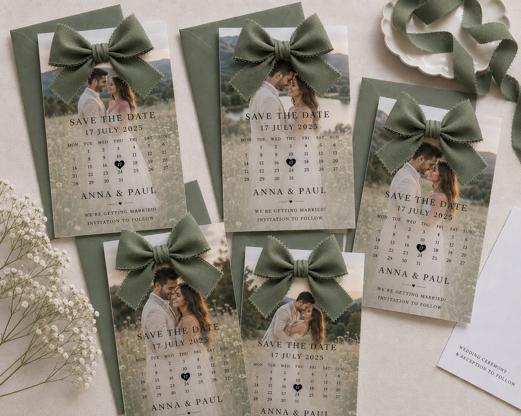 Luxury Vellum Save The Dates