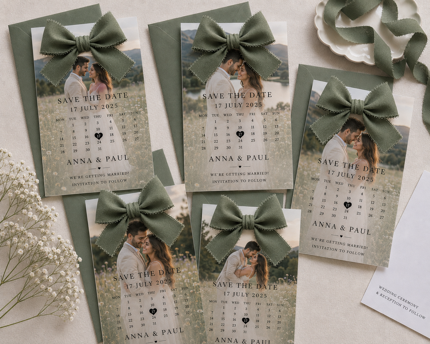 Luxury Vellum Save The Dates