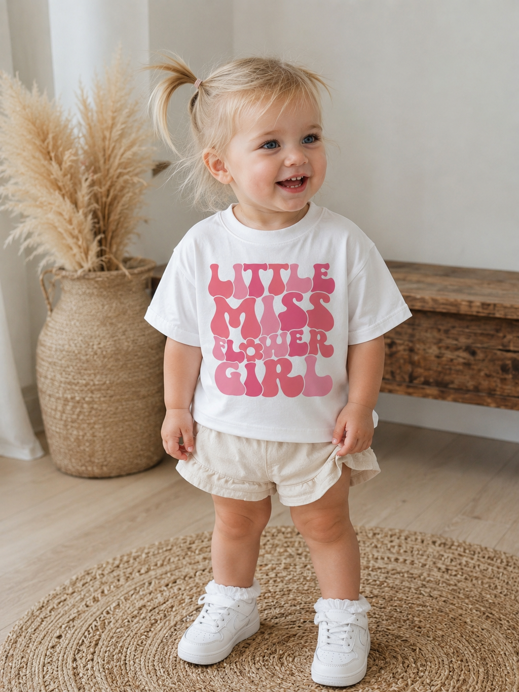 Little Miss Flower Girl T-Shirt