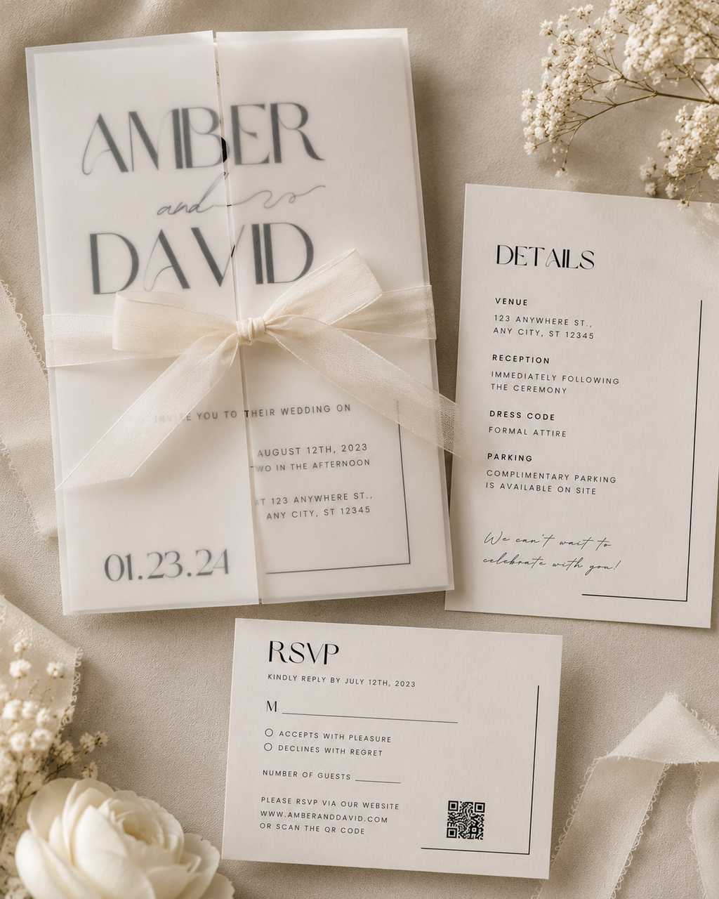 Elegant Luxury Invitation Suite