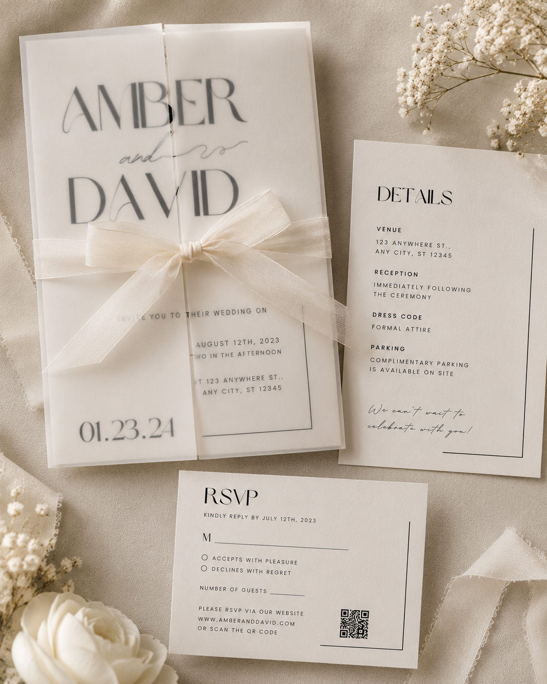 Elegant Luxury Invitation Suite