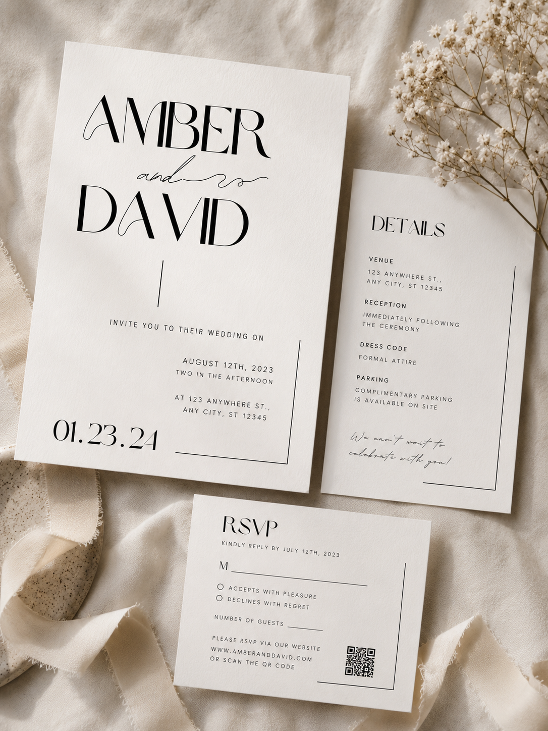 Elegant Luxury Invitation Suite