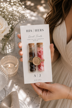 His & Hers Wedding Favours Sweets