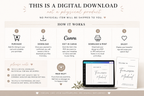 Minimalist Welcome Wedding Sign Template (Instant Download)