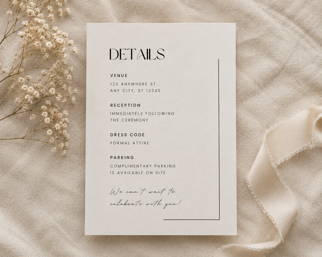 Elegant Luxury Invitation Suite