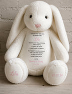 Personalised Wedding Party Bunny – Page Boy, Flower Girl & Ring Bearer Keepsake