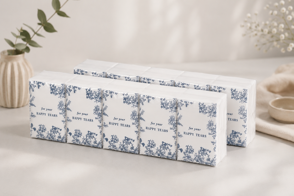 Happy Tears Wedding Tissues