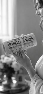 Wedding Newspaper Program