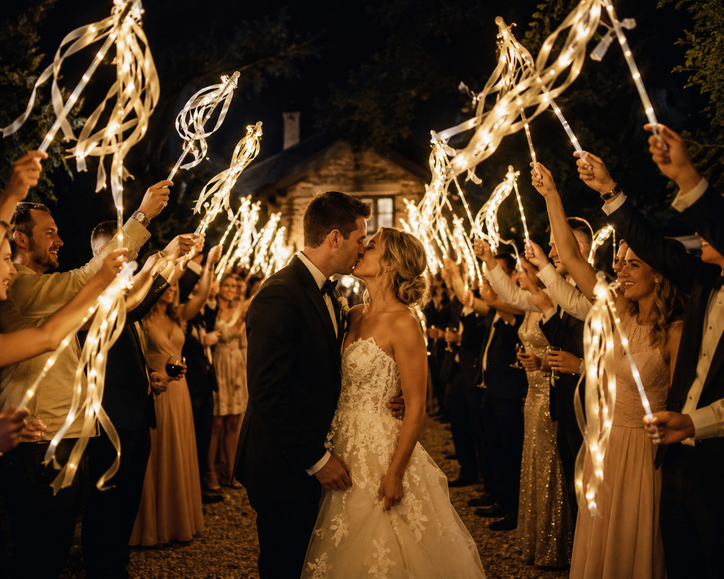 Personalised LED Ribbon Wands