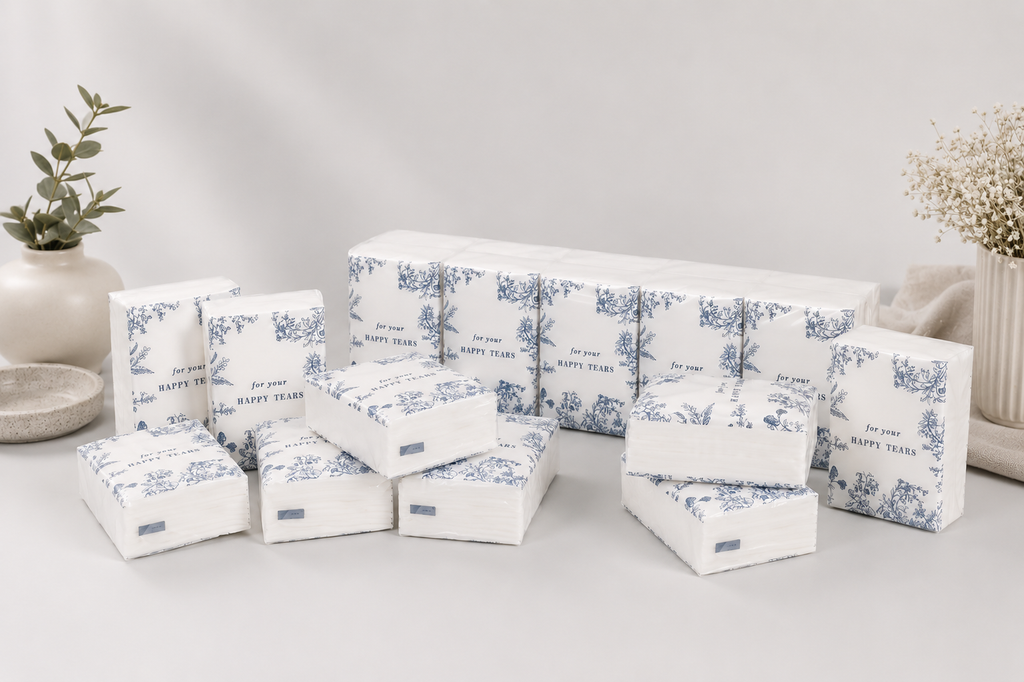 Happy Tears Wedding Tissues