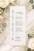 Personalised Wedding Thank You Card