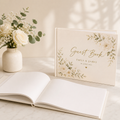 Elegant Personalised Wedding Guest Book