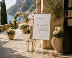 Minimalist Welcome Wedding Sign Template (Instant Download)