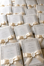 Luxury Lace Vellum Wedding Invitation Suite