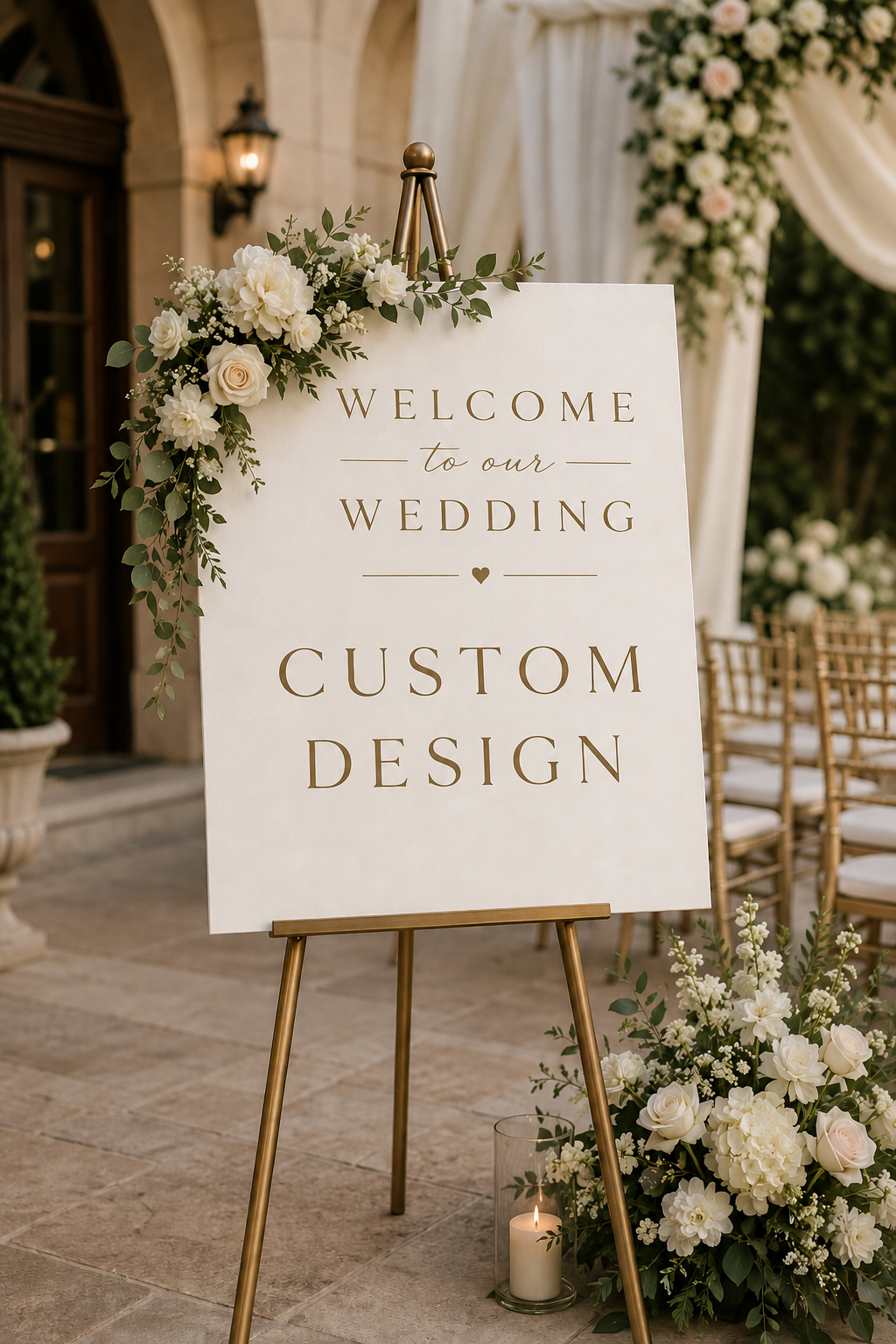 Fully Custom Wedding Welcome Sign