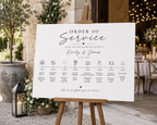 Order Of Service Minimal
