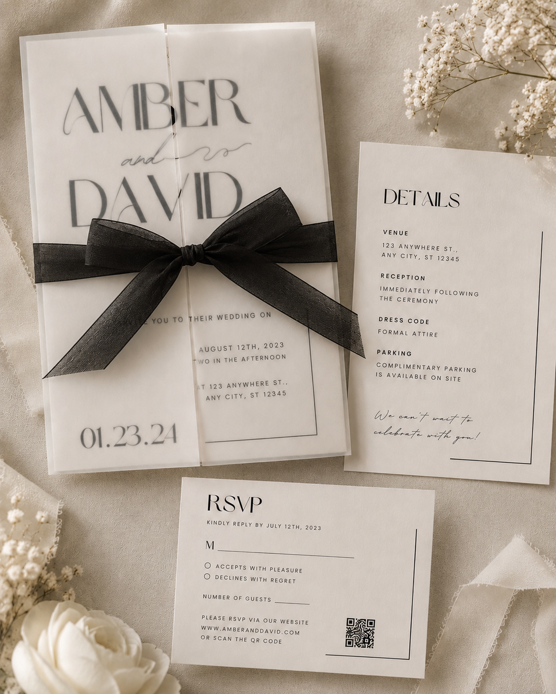 Elegant Luxury Invitation Suite