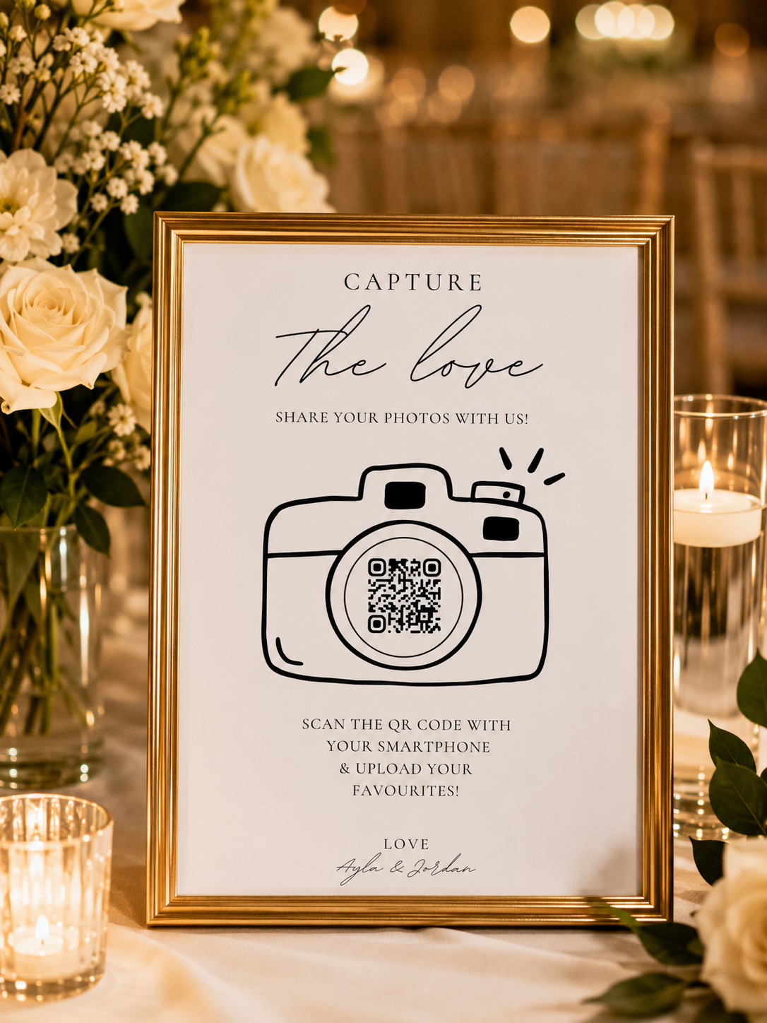 QR Photo Sharing Sign