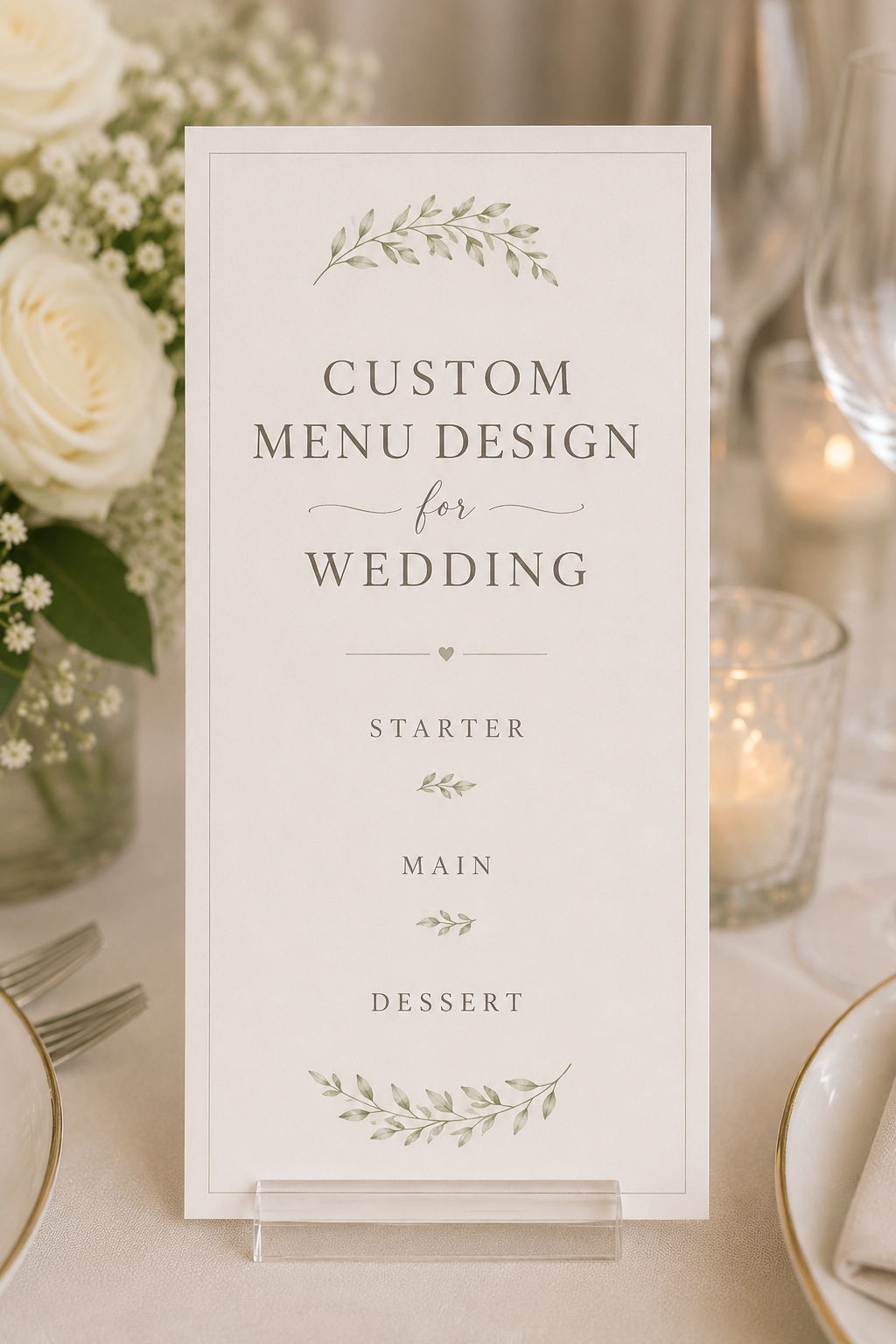 Custom Quote For Menu / Name Place