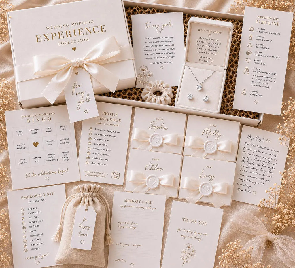 Wedding Morning Bridal Party Experience Collection
