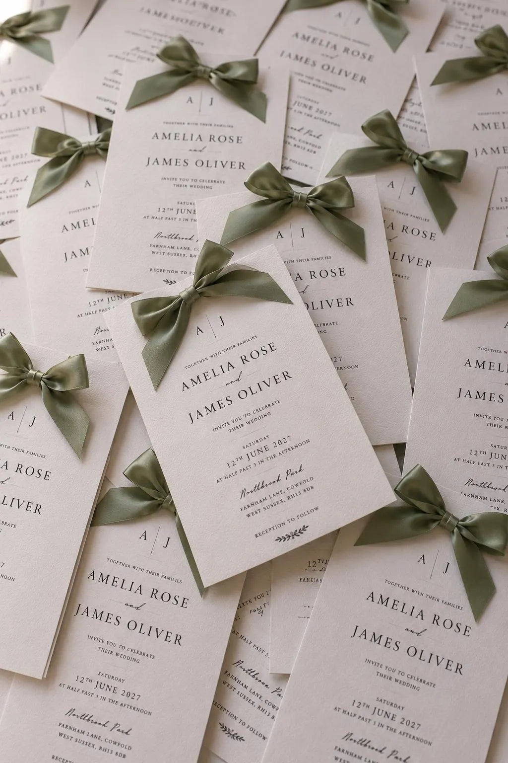 Custom Wedding Invitation Suites