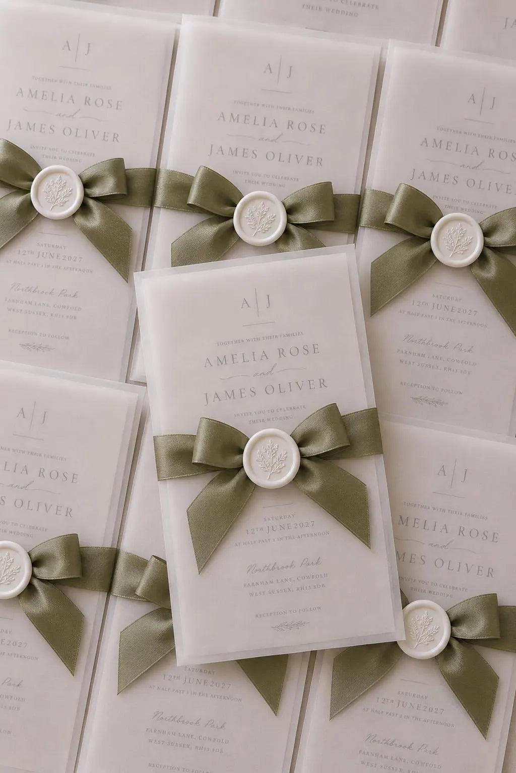 Custom Wedding Invitation Suites