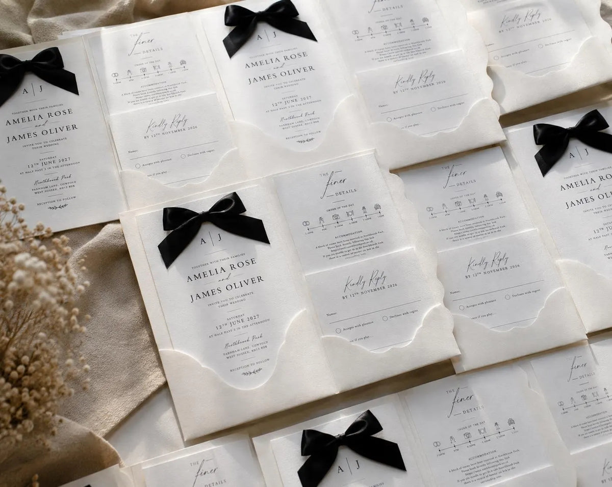Luxury Wedding Invitation Set