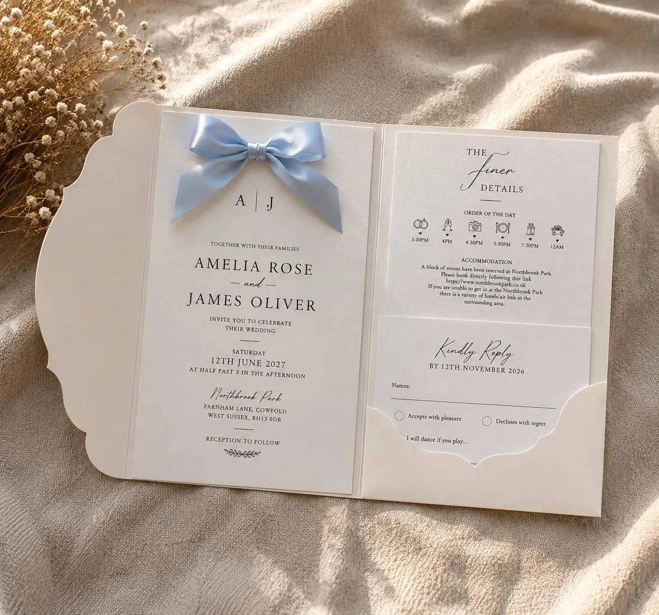 Custom Wedding Invitation Suites
