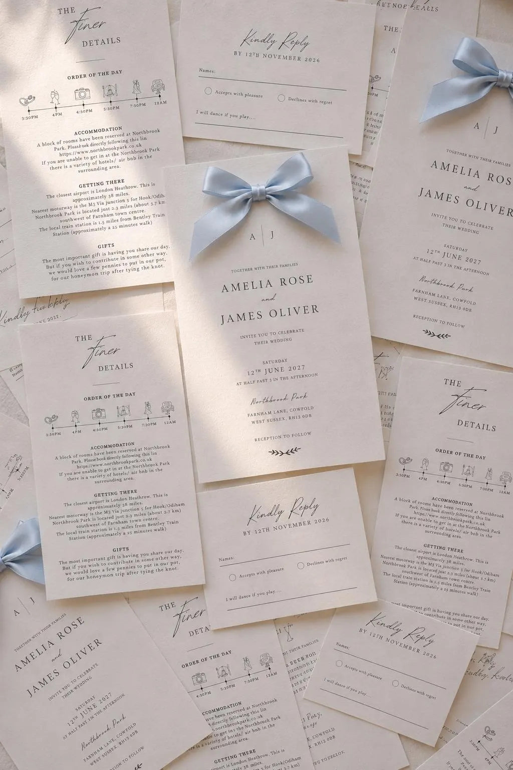 Custom Wedding Invitation Suites